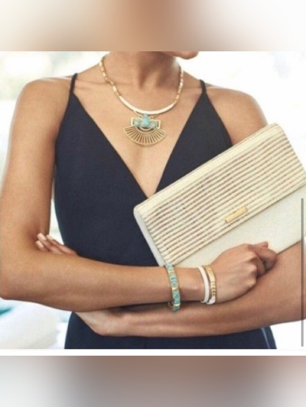 Stella & Dot City Slim Clutch